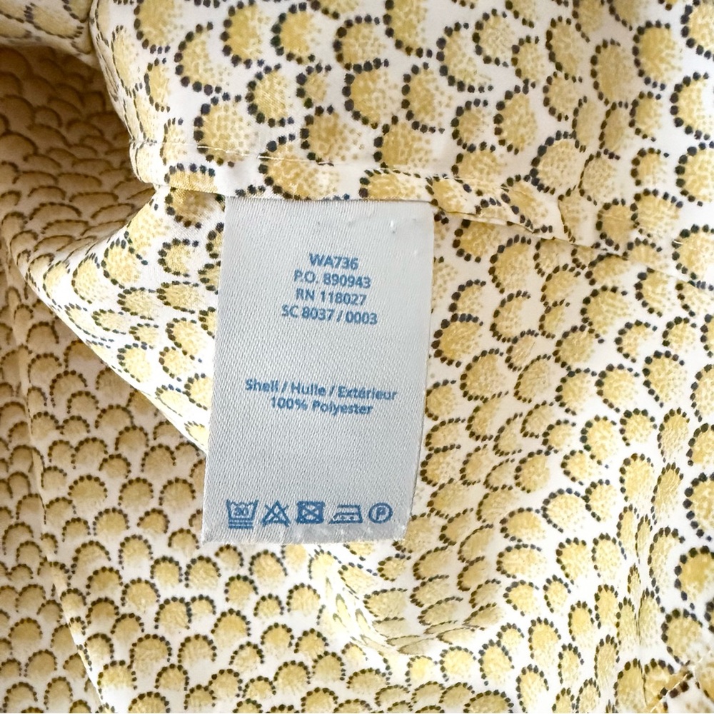 Boden yellow Printed boho peasant Blouse – Size 16 18 R - Picture 5 of 5